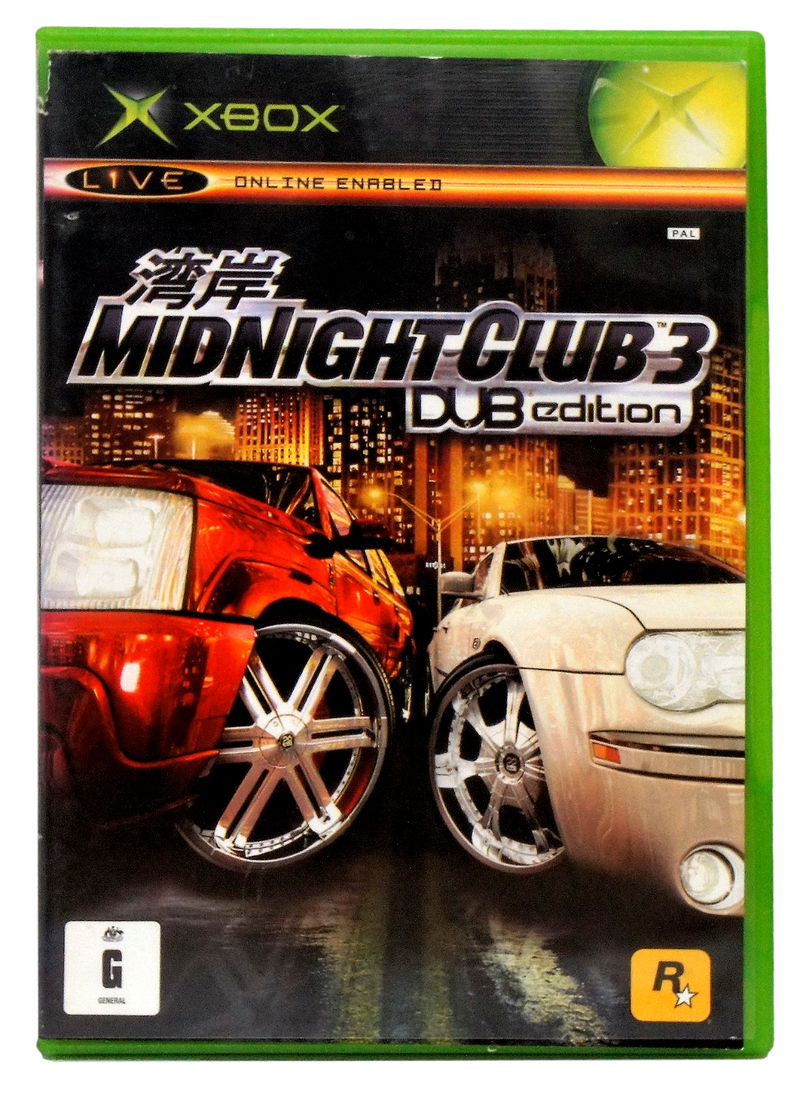 Midnight Club 3 DUB Edition XBOX Original PAL *Complete* (Preowned)