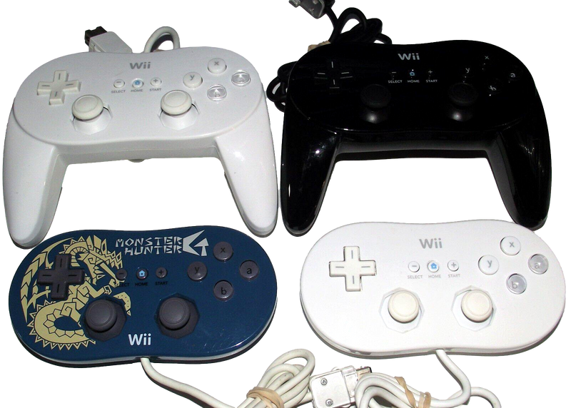 Genuine Nintendo Wii Classic & Pro Controller Remote Selection Wii U Mini SNES (Preowned)