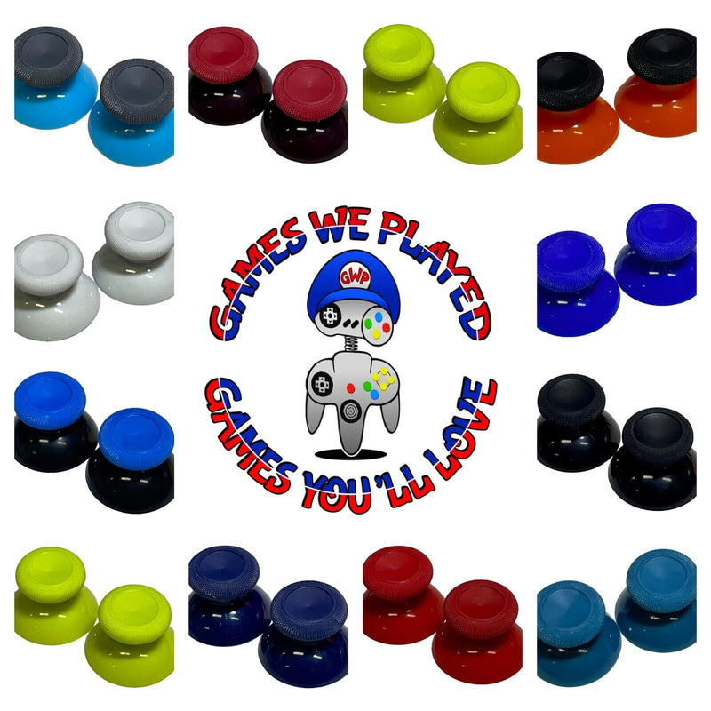 PS5 Controller Toggle Pair of Analog Thumbstick Caps Colored Selection