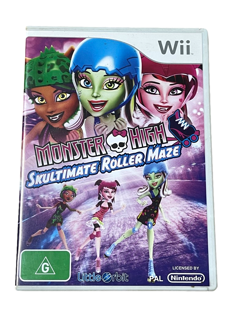 Monster High: Skultimate Roller Maze Nintendo Wii PAL *Complete* (Preowned)