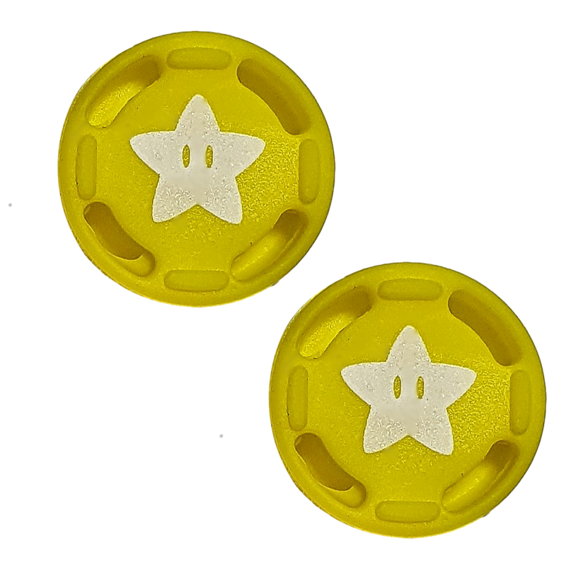 Thumb Grips x 2 For Switch/Switch Lite & N64 Cover Caps Slotted