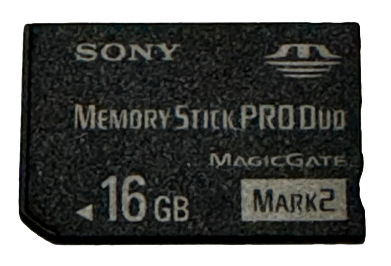 Sony 16GB Sony PSP Memory Stick Pro Duo Mark 2 Memory Card Camera Cybershot (Preowned)