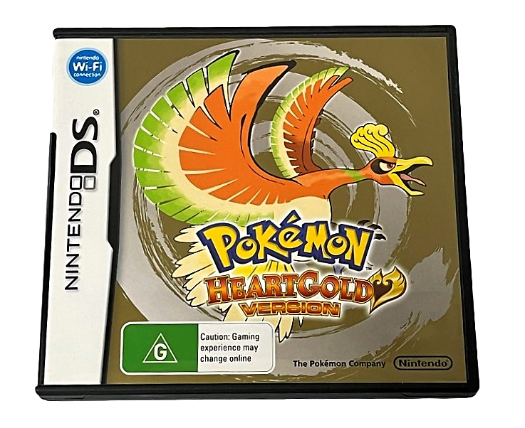 Pokemon Heartgold Version Nintendo DS 2DS 3DS Game *Complete* (Preowned)