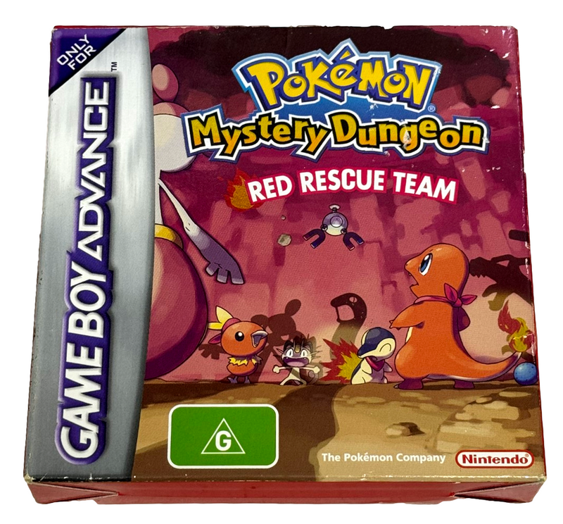 Pokemon Mystery Dungeon Red Rescue Team Nintendo Gameboy Advance GBA *Complete* (Preowned)