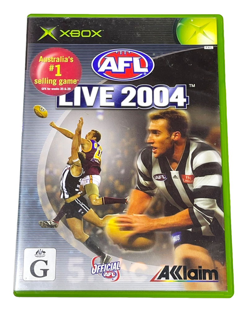 AFL Live 2004 Xbox Original PAL *Complete* (Preowned)