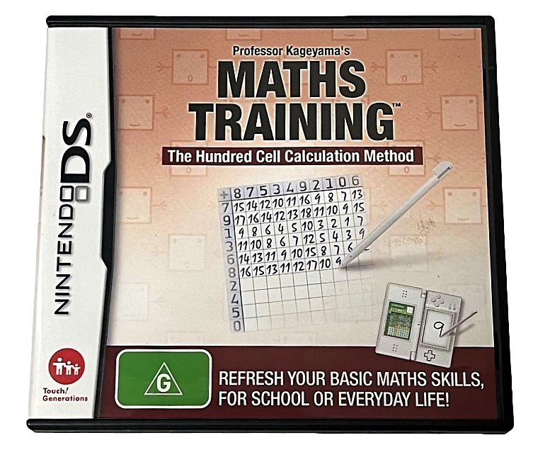 Maths Training Nintendo DS 3DS 2DS Game *Complete* (Preowned)