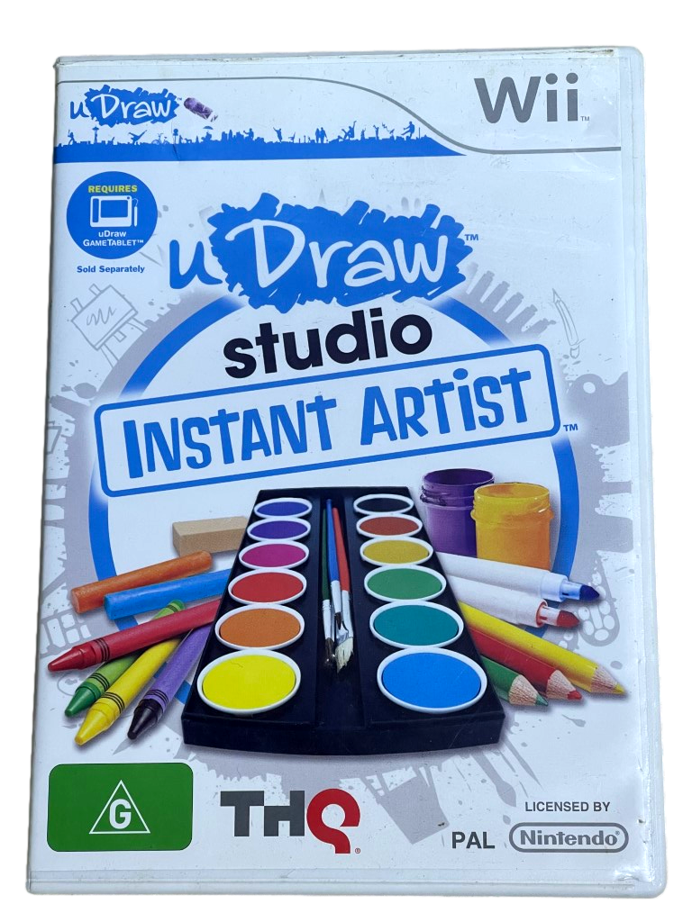 U Draw Studio Instant Artist Nintendo Wii PAL *Complete* (Preowned)