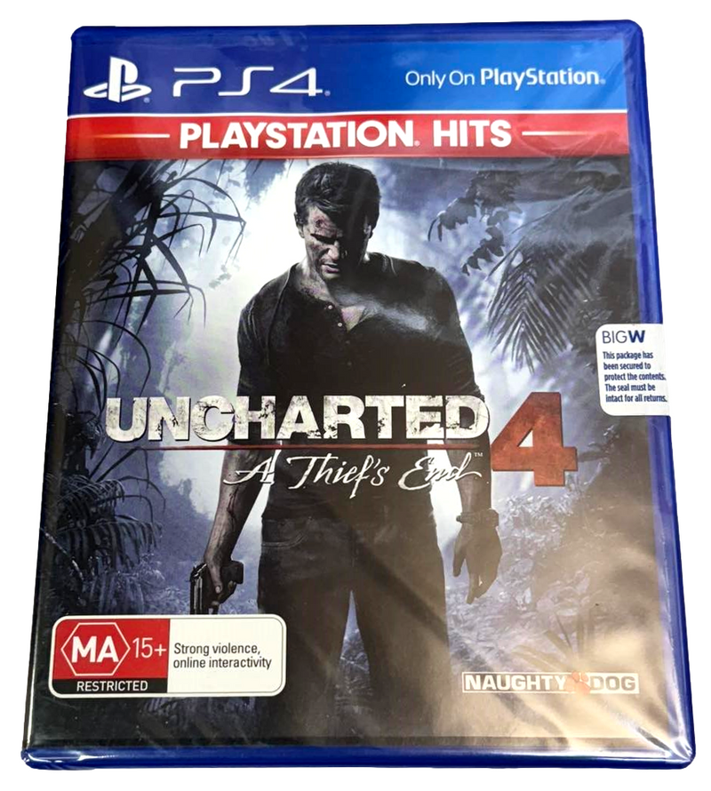 Uncharted 4 A Thief's End Sony PS4 Playstation 4 *Sealed*