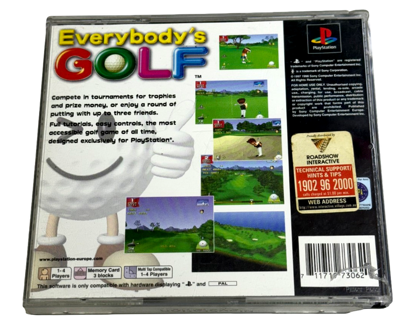 Everybody's Golf PS1 PS2 PS3 PAL *No Cover Art* (Preowned)