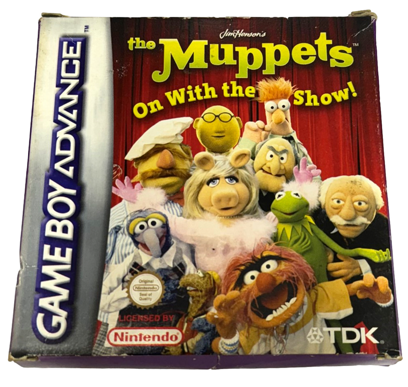 The Muppets On with the Show Nintendo Gameboy Advance GBA *Complete* Boxed (Preowned)