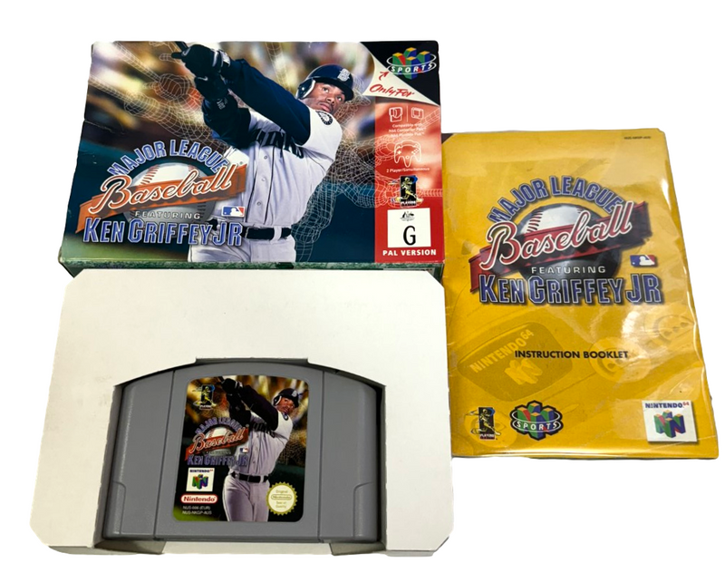 Ken Griffey Jr Baseball Nintendo 64 N64 Boxed PAL *Complete*