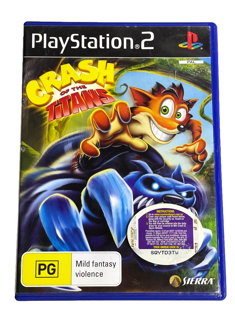 Crash of the Titans PS2 PAL *No Manual* Crash Bandicoot PlayStation 20