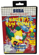 Krusty's Fun House Sega Master System *No Manual*
