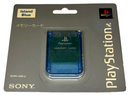 Sealed Genuine Sony Playstation 1 Memory Card 1MB PS1 Official Island Blue