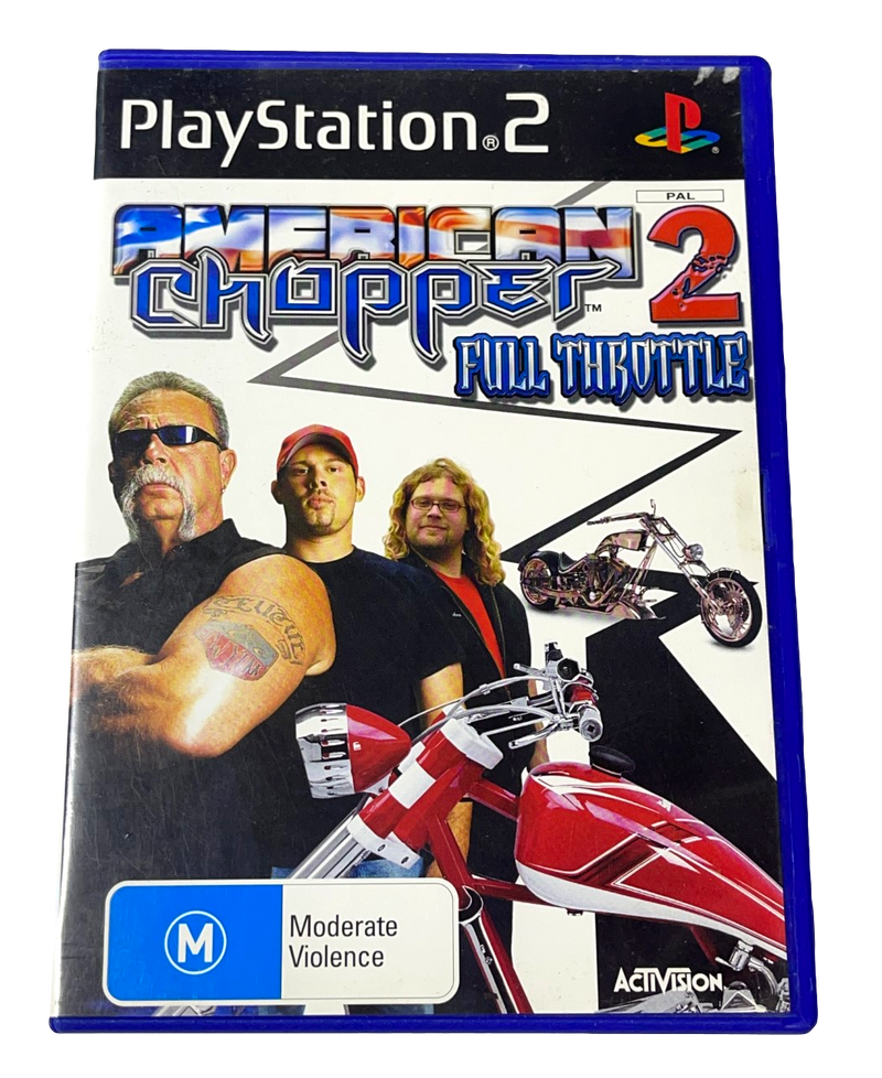 American Chopper 2 Full Throttle PS2 PAL  *No Manual*