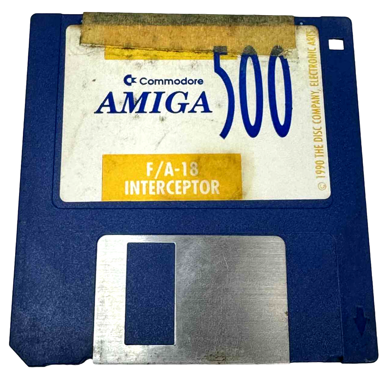 F/A-18 Interceptor Amiga 3.5 Floppy EA Software0