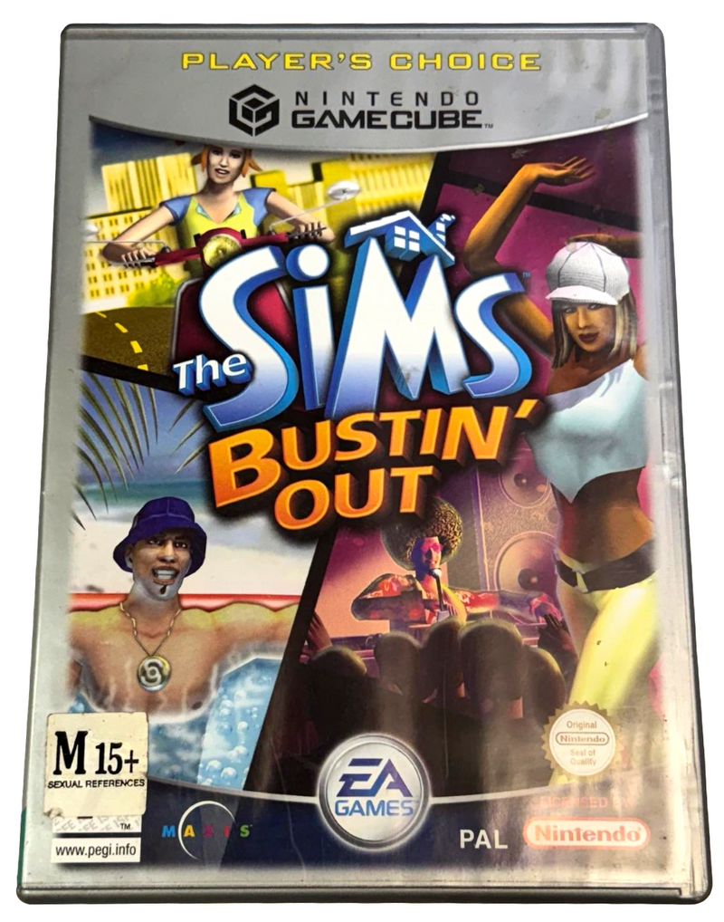 The Sims Bustin" Out Nintendo Gamecube PAL *Complete* (Players Choice)