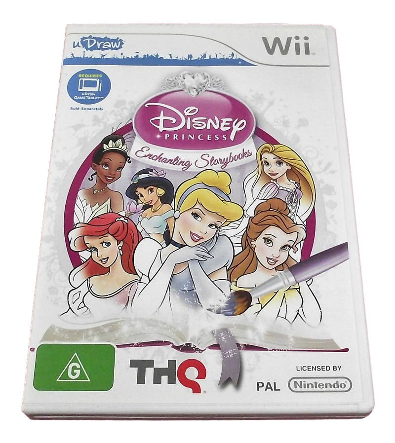 U Draw Disney Princess Enchanting Storybook Nintendo Wii PAL *No Manual* Wii U (Preowned)