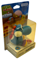 Yoshi's Woolly World Blue Yarn Yoshi Nintendo Amiibo *Boxed2