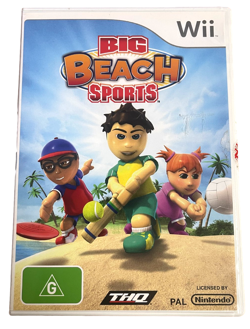 Big Beach Sports Nintendo Wii PAL *No Manual* Wii U Compatible