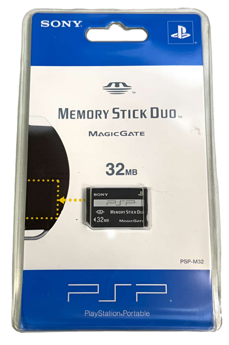 Packaged Genuine Sony 32mb Sony PSP Memory Stick Pro Duo Memory Card *Brand New*