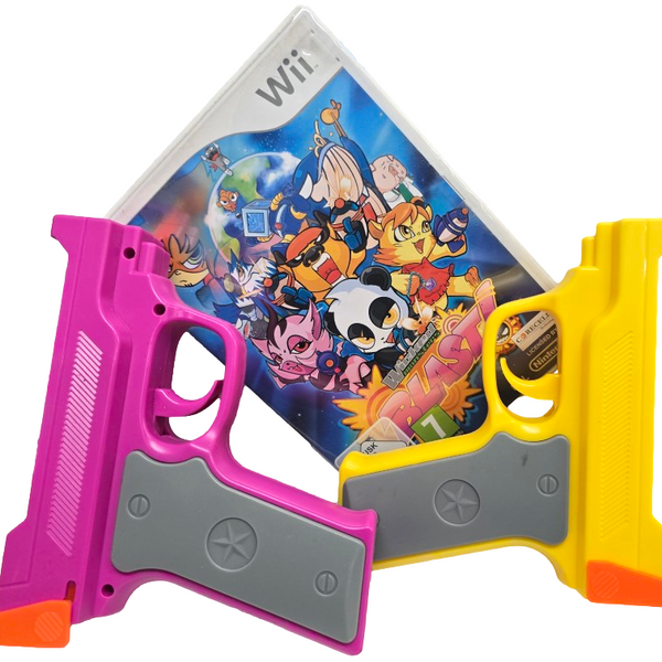 wicked monsters blast wii Wicked Monsters Blast! + Blasters Nintendo Wii PAL *Complete*
