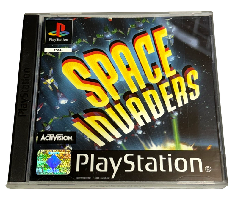 Space Invaders PS1 PS2 PS3 PAL *Complete* (Near Mint) (Preowned)