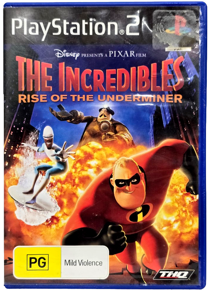 The Incredibles Rise Of The Underminer PS2 PAL *Complete* (Preowned)