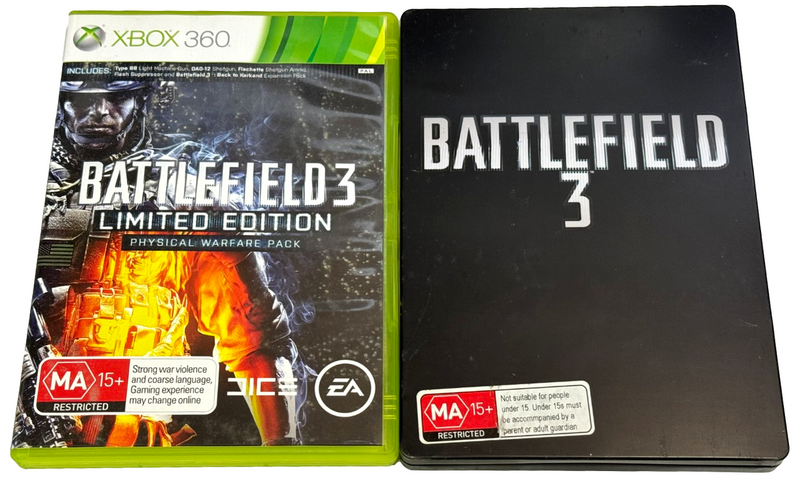 Battlefield 3 Physical Warfare Pack XBOX 360 PAL Steelbook (Preowned)