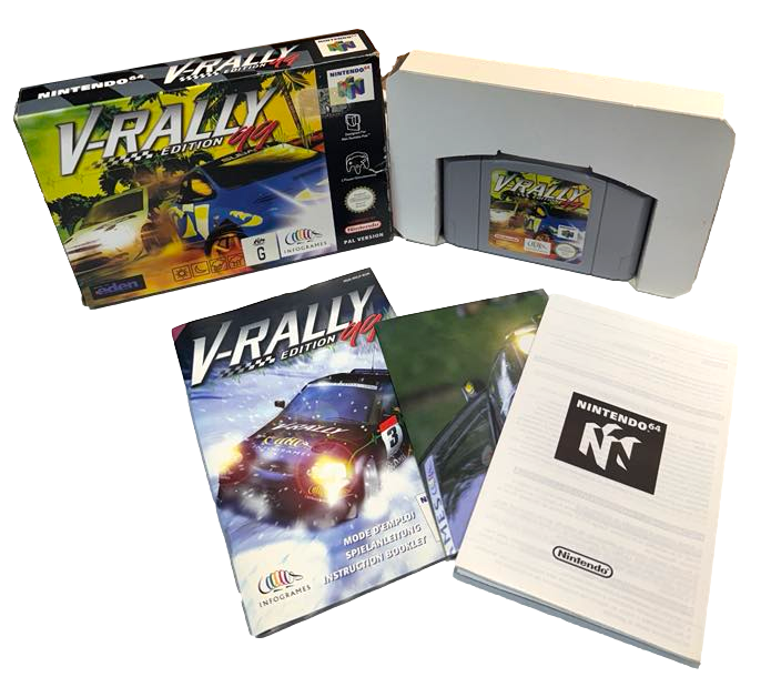 N64 V Rally Racing V-Rally 99 Edition Nintendo 64 N64 Boxed PAL *Complete*