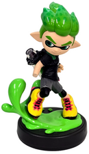 Splatoon Collection Neon Green Nintendo Amiibo Loose *BROKEN*0