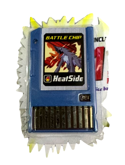 Hand Held Megaman PET Advanced Blue Capcom Game & 8 Battle Chips.