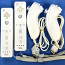 White Nintendo Wii Console with 2 x Wiimotes RVL001 (AUS)5