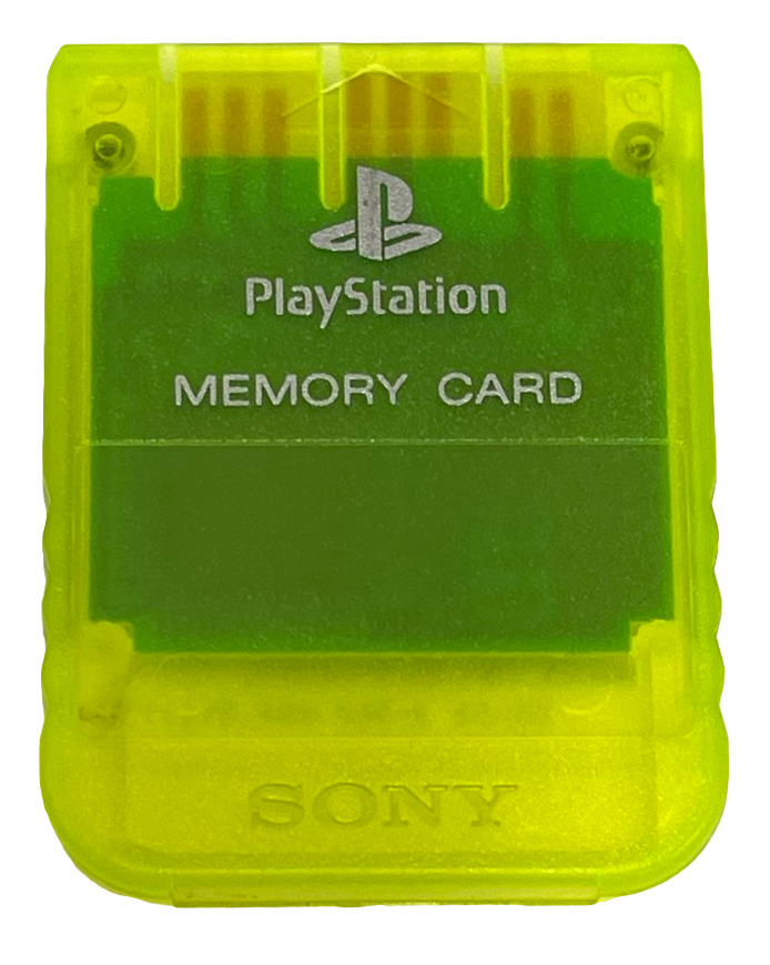 Genuine Sony PS1 Memory Card PlayStation 1 1mb SCPH 1020 Dropdown Selection (Preowned)