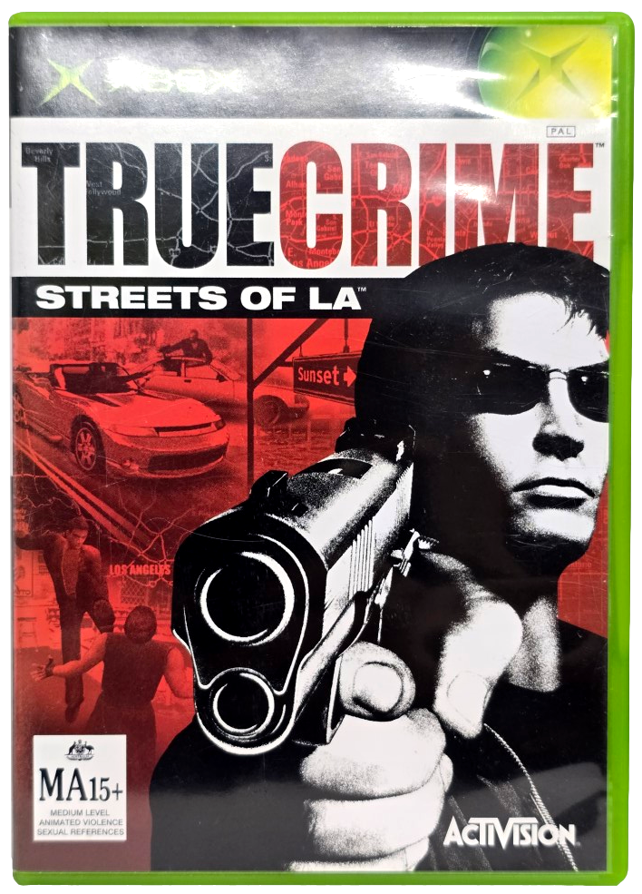 True Crime Streets Of LA XBOX Original PAL *Complete* (Preowned)