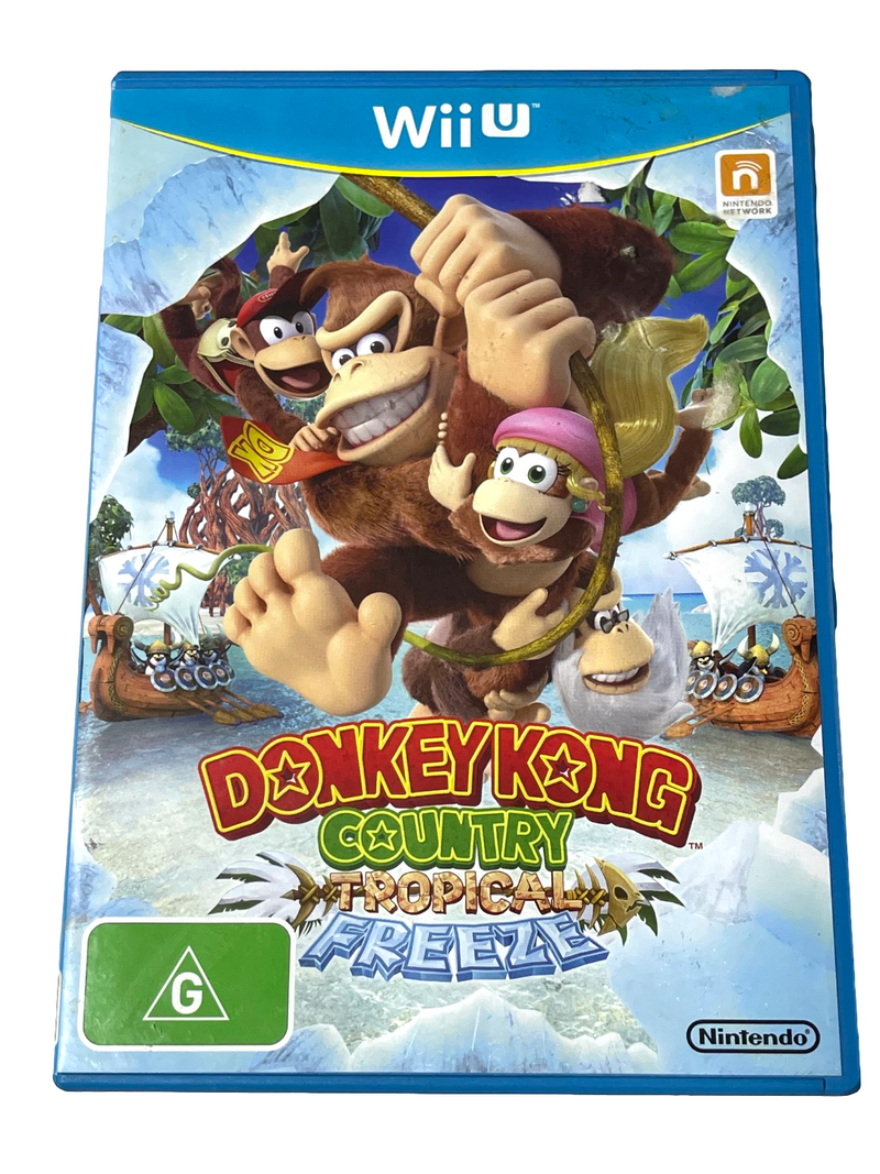 Donkey Kong Country Tropical Freeze Nintendo Wii U PAL *Complete* (Preowned)