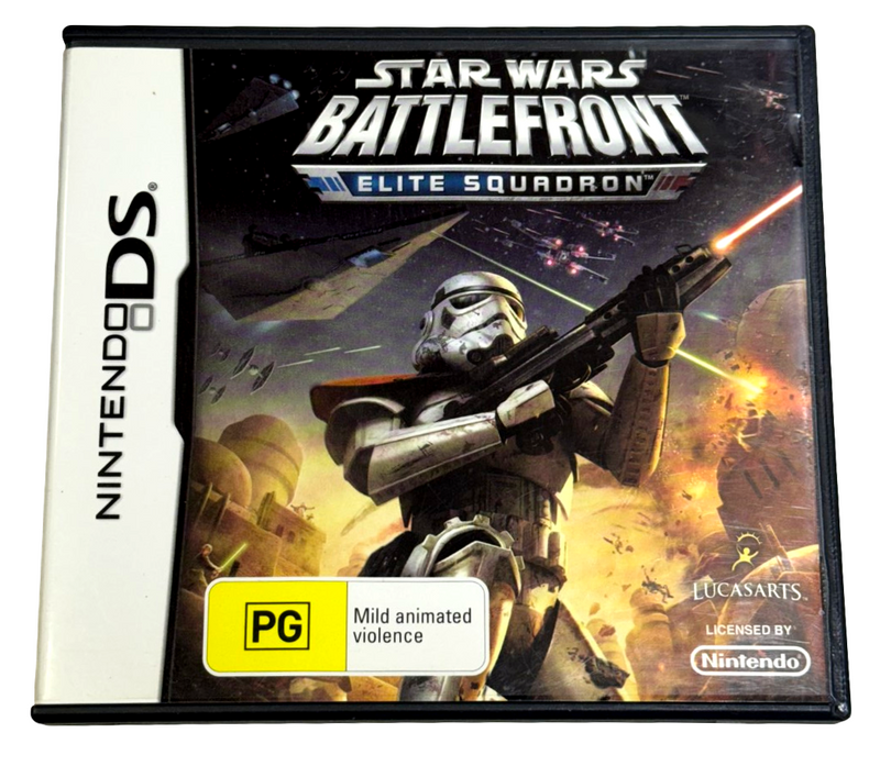 Star Wars Battlefront Elite Squadron Nintendo DS 2DS 3DS Game *Complete* (Preowned)