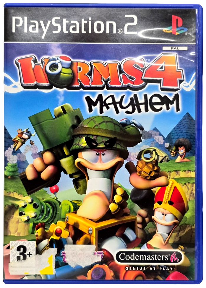 Worms 4 Mayhem PS2 PAL *Complete* PlayStation 2