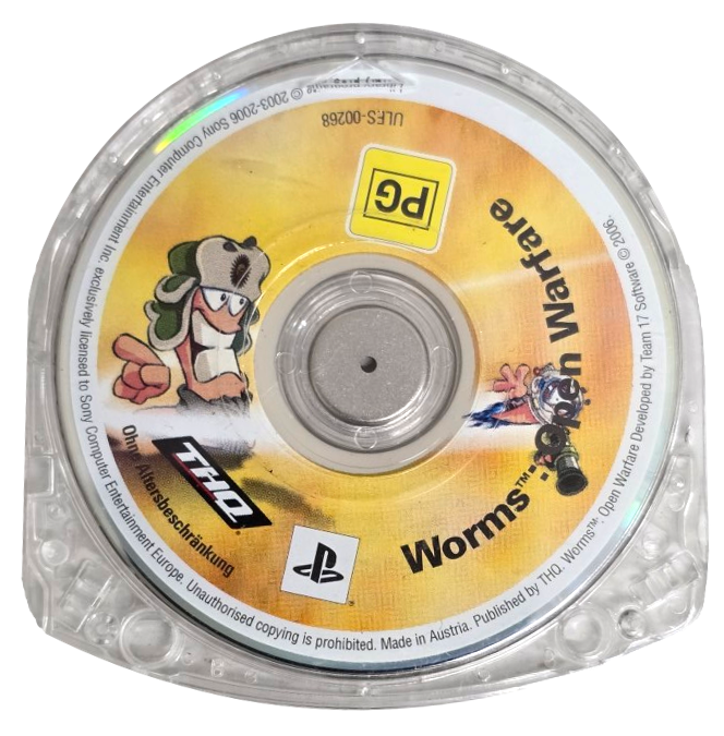 Worms Open Warfare Sony PSP Game Disc Only