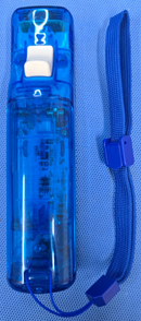 Blue Rock Candy Wii Controller Remote Wand Aftermarket + Lanyard2