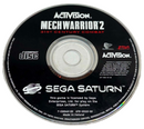 Mech Warrior 2 31st Century Combat Sega Saturn *Disk Only*0