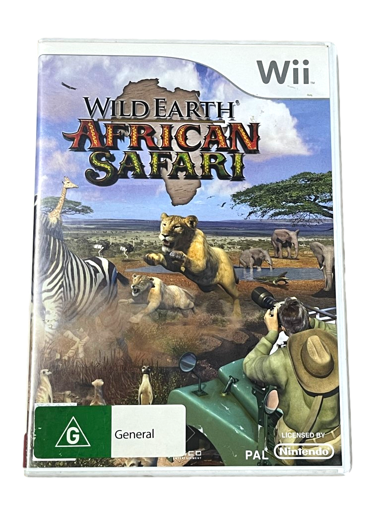 Wild Earth African Safari Nintendo Wii PAL *No Manual* Wii U Compatible