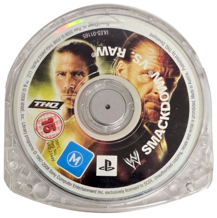 Smackdown Vs Raw Sony PSP Game Disc Only