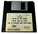 Tin Tin on the Moon Amiga 3.5 Floppy Infogrames Software0