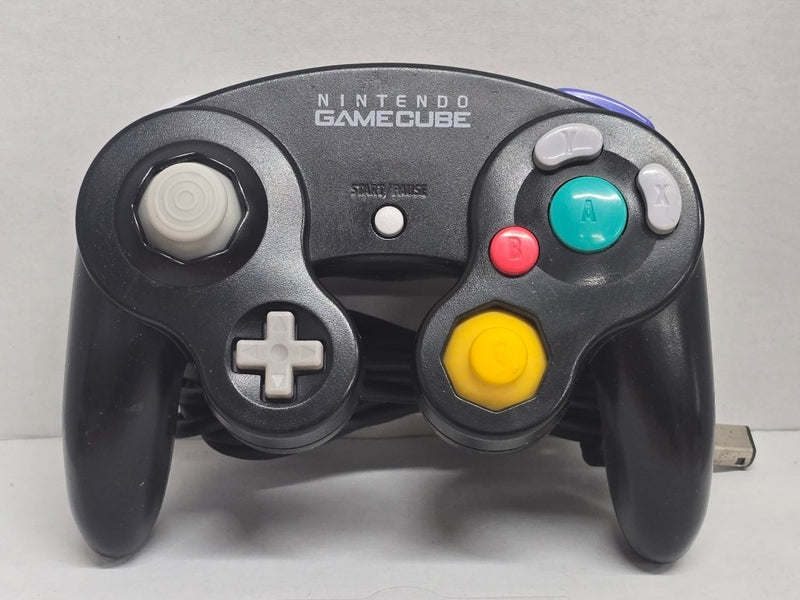 Genuine Black Nintendo Gamecube Controller  Refurbished DOL0032