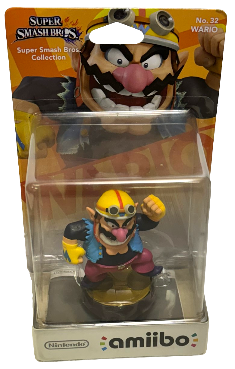 Super Smash Bros Collection N0.32 Wario Nintendo Amiibo