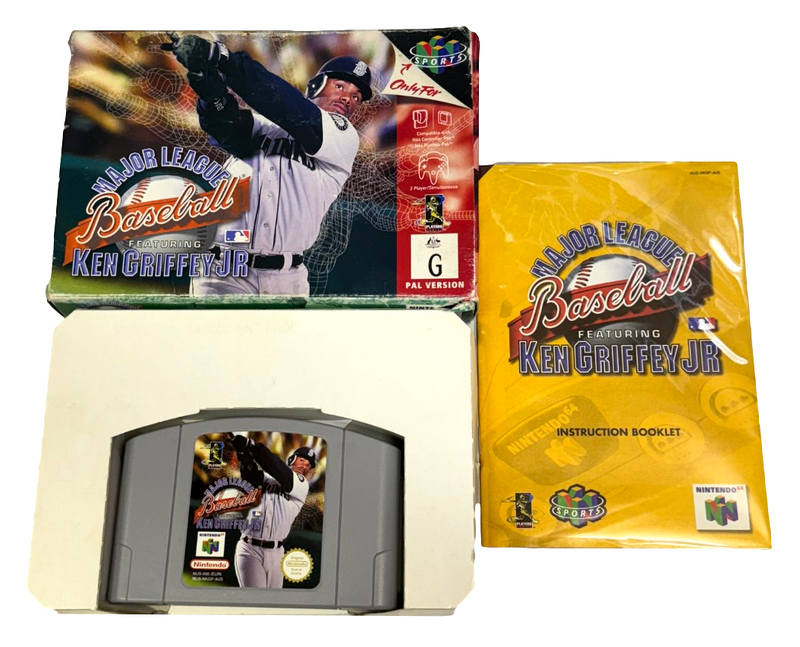 Ken Griffey Jr Baseball Nintendo 64 N64 Boxed PAL *Complete*