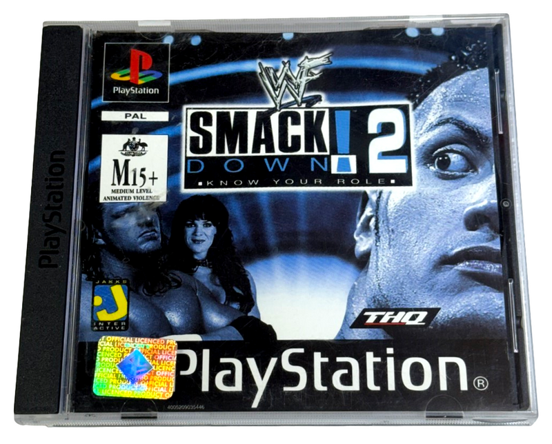 Smackdown 2 Know Your Role PS1 PS2 PS3 PAL *No Manual* (Preowned)