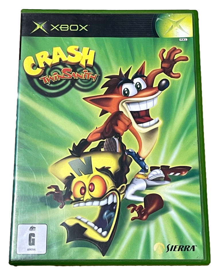 Crash Twinsanity XBOX Original PAL Classics *No Manual* (Preowned)