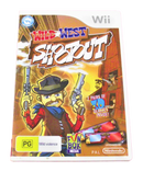 Boxed Wild West Shootout Nintendo Wii PAL *Complete* With Guns and 2 Glasses